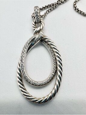 David Yurman Continuance Pendant Necklace With Diamonds